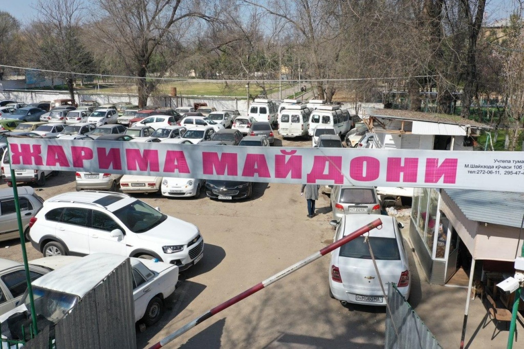 1-avgustdan jarima maydonchasidan avtomobillarni olib chiqishning yangi tartibi joriy etiladi
