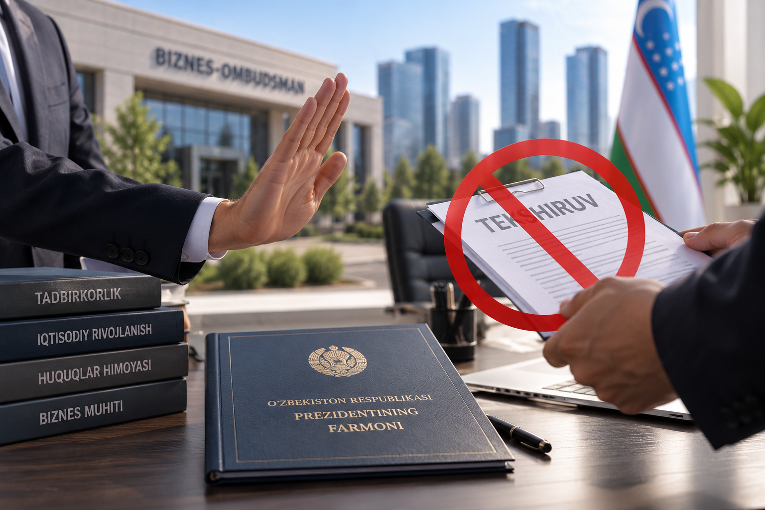 Kichik biznesni tekshirishga uch yillik moratoriy joriy etildi