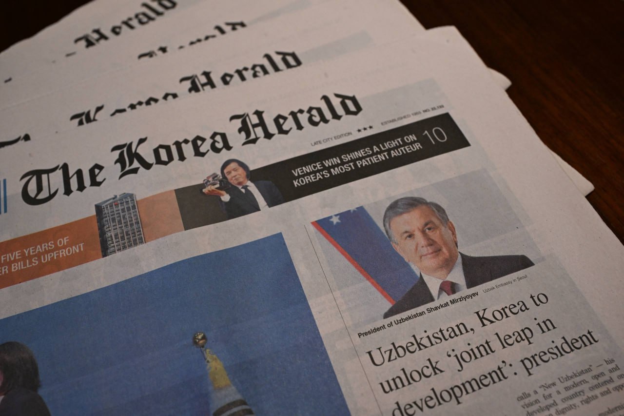 Shavkat Mirziyoyevning maqolasi Janubiy Koreyaning yetakchi nashrlarida chop etildi