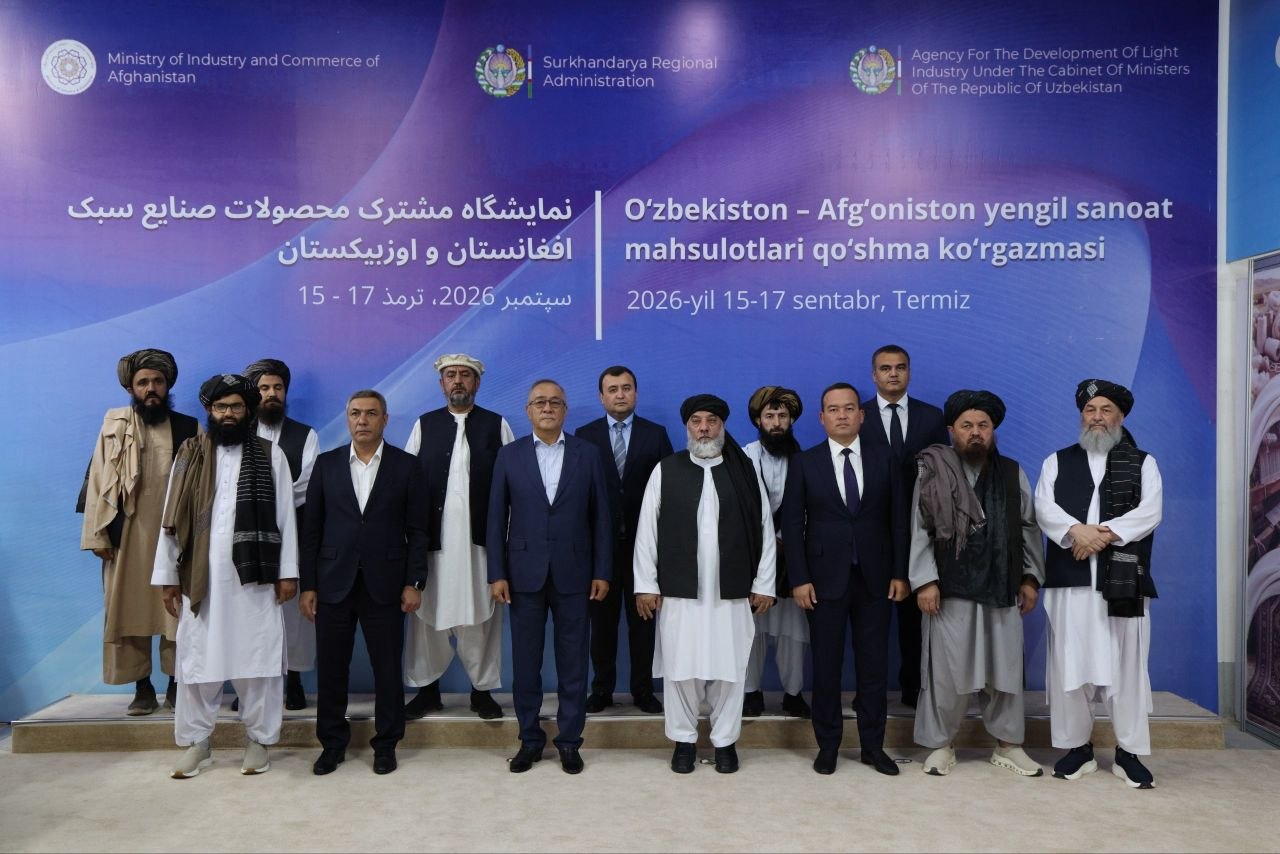 Termizda O‘zbekiston–Afg‘oniston yengil sanoat ko‘rgazmasi o‘tkazilmoqda