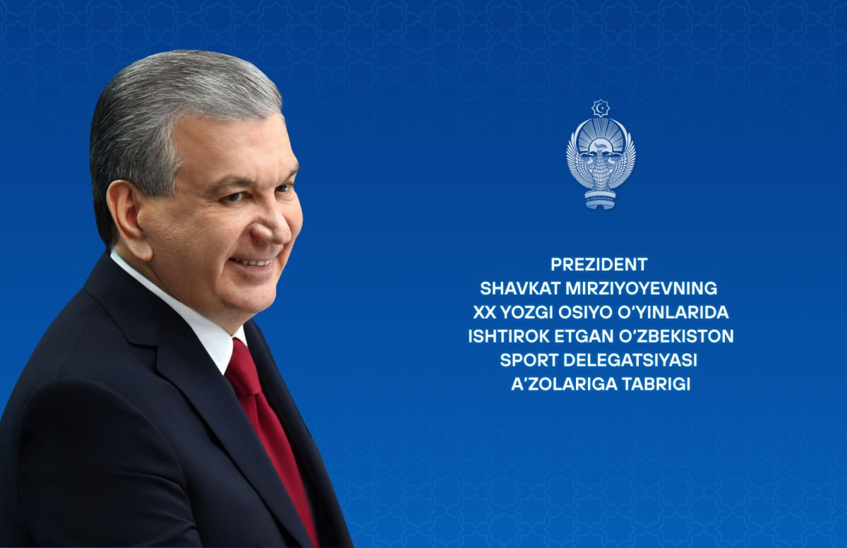 Prezident Osiyo o‘yinlarida tarixiy natijalarga erishgan sportchilarni tabrikladi